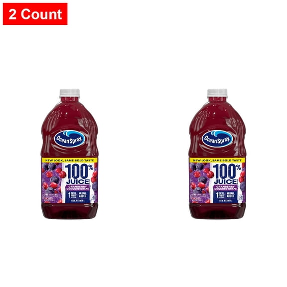 Ocean Spray Cranberry Concord Grape Juice 64 fl oz - 2 count