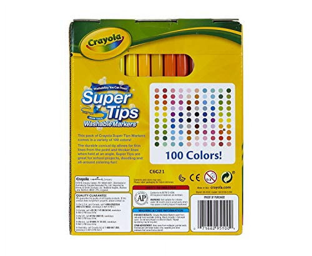Shop Crayola Supertip Markers 100 with great discounts and prices