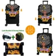 thumbnail image 6 of 3 Pieces of Luggage Cover Travel Suitcase Protector African American Girl Elastic Washable Baggage Covers for Set of 3 Luggage (S&M &L), 6 of 6