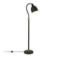 thumbnail image 3 of Evelyn&Zoe Vincent Adjustable/Arc Floor Lamp with Metal Shade in Blackened Bronze/Blackened Bronze, 3 of 12