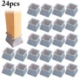 thumbnail image 2 of Bangcool 24PCS Chair Leg Cap Square Scratch-proof Chair Leg Protector Furniture Pad, 2 of 10