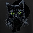 thumbnail image 3 of CafePress - Black Cat Women's Dark Pajamas - Women's Short Sleeve Print T-Shirt and Pants Dark Cotton Pajama Set, 3 of 7