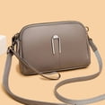 thumbnail image 2 of KAWELL Crossbody Bags for Women Genuine Leather Shoulder Purse Cross Body Bag with Wristlet Top Zipper, 2 of 4