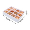 thumbnail image 4 of CHGBMOK Christmas Balls Ornaments Xmas Tree Hanging Decoration Glittery 12pc 2.36in New Year Holiday Party Baubles Set Orange, 4 of 7