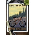 thumbnail image 3 of Fort Collins, Colorado, Ride the Trails (9x12 Wall Art Print, Home Decor), 3 of 3