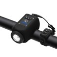 thumbnail image 2 of Kids' Bicycle Safety Set: USB Rechargeable Front Light with Bell, Waterproof Tail Light, Compact & Durable Cycling Gear for Night Riding, Mountain Biking - (Dark Cyan Black), 2 of 6