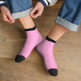 thumbnail image 3 of Pofeuu Pink Print 30cm Socks, Adult Running Hiking Socks for Youth and Adult, 3 of 7