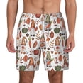 thumbnail image 3 of Uemuo Gnomes And Autumn Leaves Pattern Mens Swim Trunks Quick Dry Board Shorts with Mesh Lining, Stretch Beach Shorts Quick Dry No-Chafing Board Shorts-Medium, 3 of 9