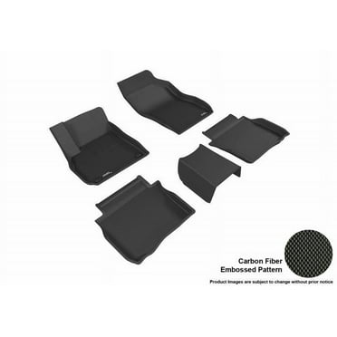3D MAXpider 2017-2019 Fits Buick Lacrosse 1st Row 2nd Row Kagu Carbon Fiber Embossed Pattern Black Floor Mat L1BC03301509