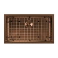 thumbnail image 3 of Alfi Trade WHNPL3318-CO Noah Plus 16 Gauge Single Bowl Linen Textured Dual-Mount Sink Set - Copper, 3 of 3
