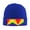 Blue, variant on Pride Rainbow Flag Winter Beanie Hats for Men Women Warm Cozy Knitted Cuffed Skull Cap Gray