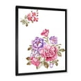 thumbnail image 2 of Designart 'Bouquet of Purple and Pink Flowers I' Farmhouse Framed Art Print, 2 of 4