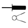 thumbnail image 1 of Goupille de Pile de Poids 8/10 X 80/100/110mm Applicateur de Charge en Acier avec Collier à Ressort pour Pièces de Machine d'Exercice de Résistance des Câbles, 1 of 7