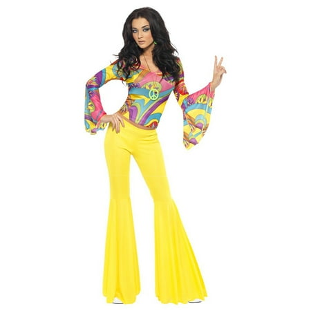 70and#039;s Groovy Babe Adult Costume - Small
