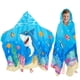 thumbnail image 1 of Toalla infantil Fiwbnasz Shark con capucha, 76 x 127 cm, diseño oceánico, 1 of 9