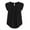 Black, variant on Maternity Tops Plus Size Tops Summer Tops Chiffon Solid Color Short Sleeve Round Neck Shirt Short Sleeve Blouse Black Tops for Women Women's Tops Casual 1Pc Top Black L