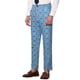 thumbnail image 4 of Pantalones de trabajo INSPIRE CHIC para hombres, formales de negocios, de cuadros, pantalones de prom, 32 azul claro, 4 of 7