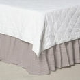 thumbnail image 1 of Patch Magic DRKW234S Baby Pink and White Gingham Chk, Fabric Dust Ruffle King 78 x 80 inch, 1 of 1
