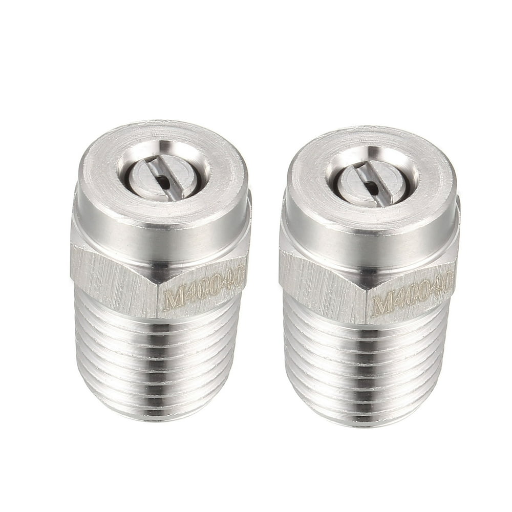 Uxcell 1/4 NPT Thread 40 Degree 1.2mm Orifice Diameter Spray Tip Nozzle