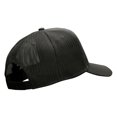 thumbnail image 4 of You Did It Embroidered Solid Cotton Twill 5 panel Mesh Back Cap - Charcoal OSFM, 4 of 5