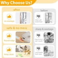 thumbnail image 6 of Papapt 2 Pack Cat Treat Spoon Dispenser, Lickable Cat Strip Squeeze Feeder Multifunctional Pet Wet Food Feeder Scoop for Cat Liquid Snack Tube Feeding Storage Container, Yellow+Green, 6 of 7