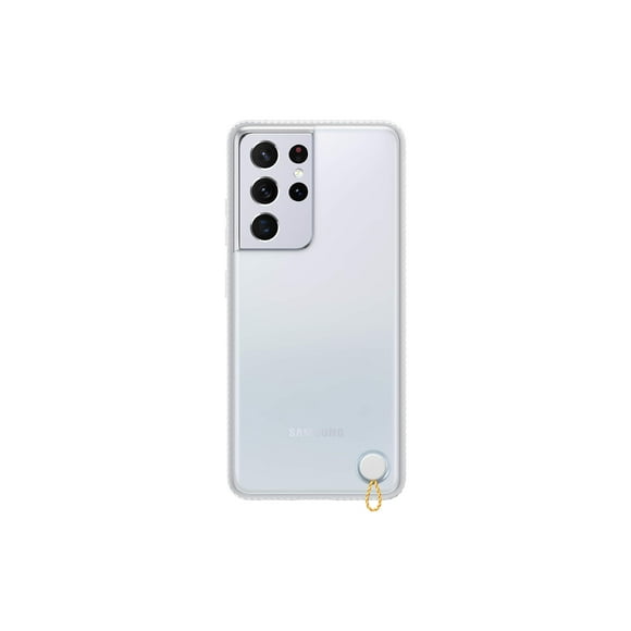 Funda protectora ultra transparente para Samsung Galaxy S21, color blanco
