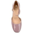 thumbnail image 5 of Journee Womens Hesster Mary Jane Mid Block Heel Square Toe Pumps, Widths Available, 5 of 10