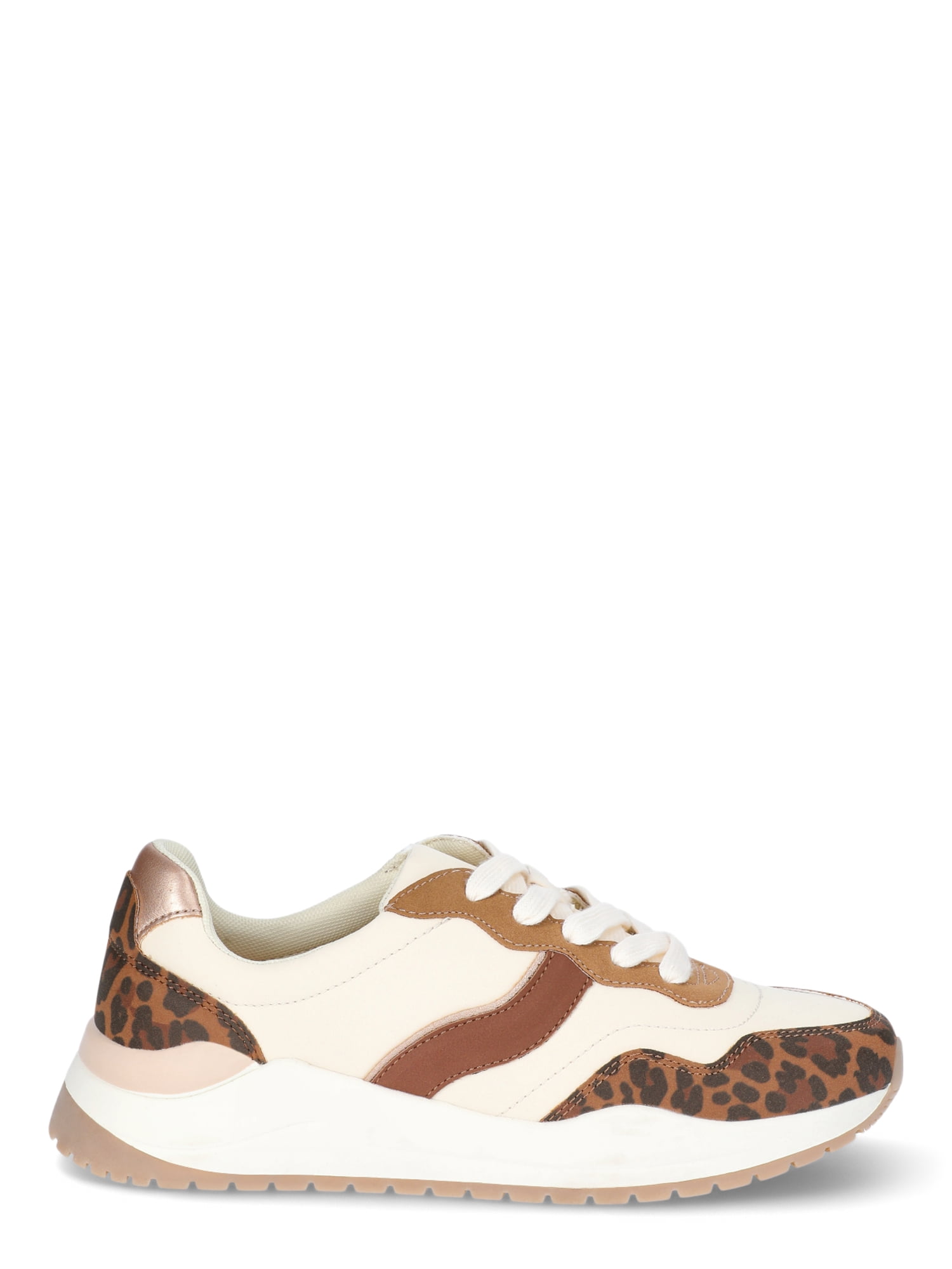 Time and Tru Women's Chunky Jogger Sneakers, Wide Width Available