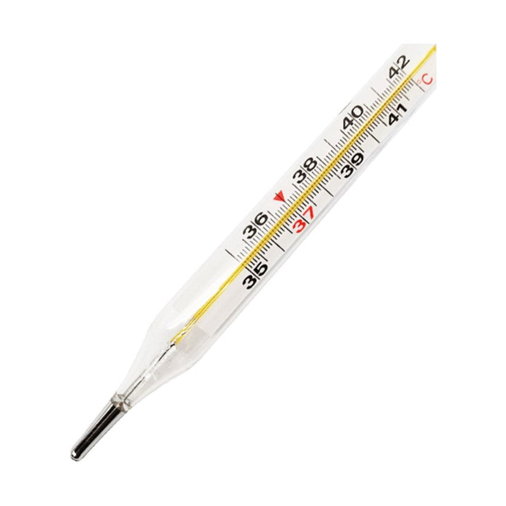 HLONK Mercury-Free Dual Scale Classic Traditional Glass Accuracy Thermometer 2ml New Home Gift