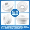 thumbnail image 2 of CSYANXING 5 Pcs Swimming Pool Return Jet SP1419D Directional Flow Inlet Manage Water Circulation Even Distribution Standard Pool Fit, 2 of 9