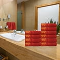 thumbnail image 4 of YANHAIGONG Hand Towels for Bathroom,Red Cotton Hand Towels On Clearance,Absorbent Towels Bath,Face Towels and Washcloths,Lightweight Quick Drying Towels for Bathroom,Use for Bathroom,Shower,Spa, 4 of 8