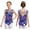 Navy Blue, variant on Kids Girls Gymnastics Leotard Mesh Patchwork Print Sleeveless Ballet Dance Biketard Fitness Unitard Dancewear Pink 8