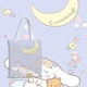 thumbnail image 4 of Sanrio Cinnamoroll circundante Anime Lindo bolso de lona de dibujos animados, bolso de hombro de viento fresco universitario, 4 of 4