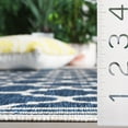 thumbnail image 6 of SAFAVIEH Beach House Wendy Geometric Indoor/Outdoor Area Rug, Blue/Ivory, 6'7" x 6'7" Square, 6 of 16