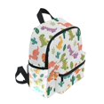 thumbnail image 2 of FORMRS Kids School Backpack with Front Zippered Pocket 12" Student Travel Daypack, Cartoon Dinosaur Pattern, 2 of 6