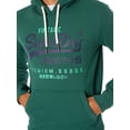 thumbnail image 4 of Superdry Classic Vintage Logo Heritage Pullover Hoodie, Green, 4 of 5