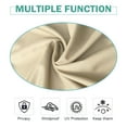 thumbnail image 6 of Pro Space 50" x 108" Indoor/Outdoor Curtains Grommet Curtain (1 panel - Beige), 6 of 8