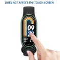 thumbnail image 4 of WUWOCJ 2-Pack Soft TPU Case Compatible with Xiaomi Mi Band 8,All-Around Protective Case Cover Bumper Frame (Green/Clear), 4 of 5