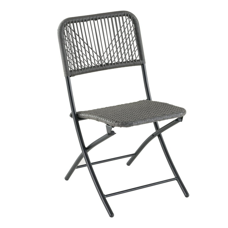 Mainstays 3 piece wicker folding bistro set deals