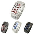 thumbnail image 4 of Xinyolin Fashion LED Digital Alloy Men Women Wrist Watch Bracelet, Chain Valentines Gift, 4 of 8