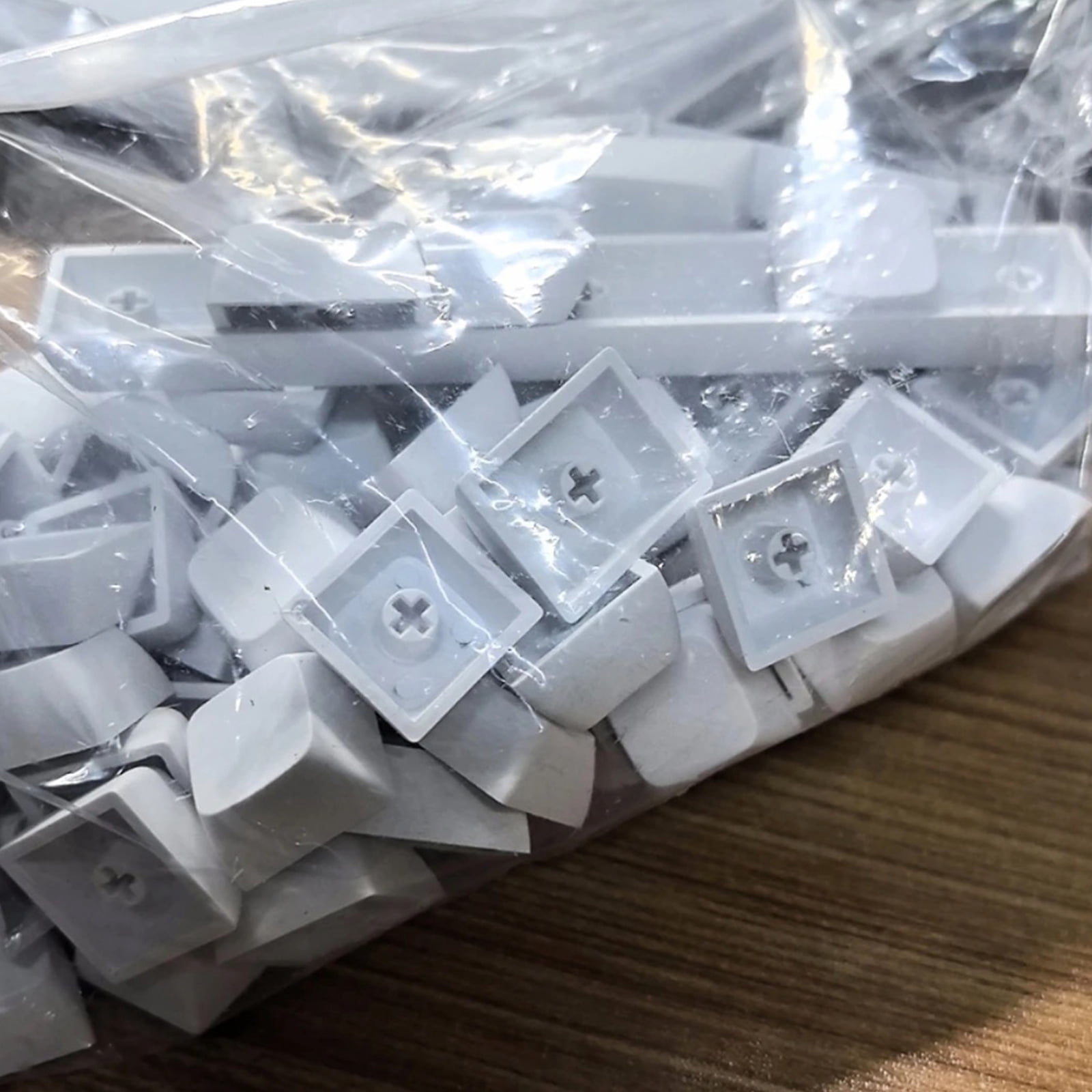 104 Key XDA Height White Keycaps Not Lettering Durability For Minimalistic Keyboard Lovers And Office Use
