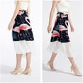 thumbnail image 4 of Flamingo Stylish Chiffon Summer Beach Dresses with Polyester Straps for Women | Summer Dress, 4 of 6