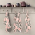 thumbnail image 4 of Kitchen Towels Talavera Ceramic Folk Tile Pattern Cleaning Towel Absorbent Hand Towels Tea Towels for Home Restaurant Dish Clean 28" x 18", 4PCS, 4 of 6