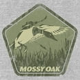 thumbnail image 2 of Women's Mossy Oak Mallard Green Badge  Graphic Tee Athletic Heather 2X Large, 2 of 4