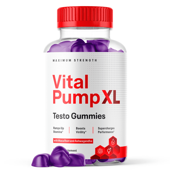 Vital Pump XL Gummies for Men Maximum Strength Vitamin Supplement 60 Gummies