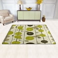 thumbnail image 3 of Green Leafy Design Soft Polyester Area Rug 31''x20'', Non Slip, Memory Foam, Water Absorbent, 3 of 7
