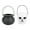 Skull+Black, variant on Spencer 6Pcs Halloween Skull Bucket Candy Storage Buckets Candy Bowl Portable Plastic Cauldron Party Favors for Halloween Decoration