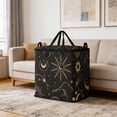thumbnail image 4 of HCBY Patterned Quilt Storage Bag, 19.68 Inch Foldable Non-Woven Organizer, Zippered Dustproof Tote with Sturdy Handle, for Bedroom Closet and Sundries, 4 of 6