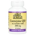 thumbnail image 1 of Coenzima Q10 200 mg Natural Factors, 1 of 2