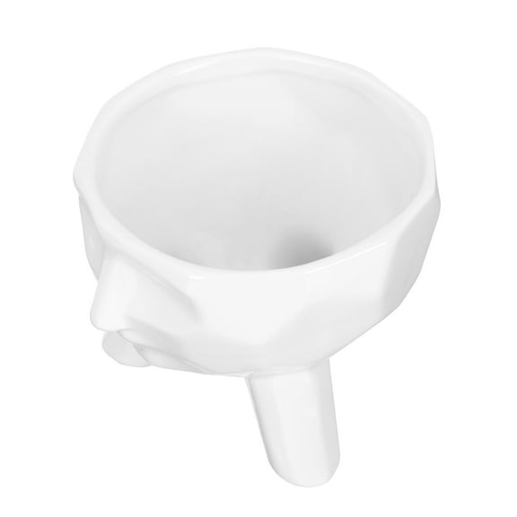 White Face Shaped Flower Pot Planting Pots Head Household Home decor Gardening Ceramics